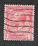Stamps United Kingdom -  160 - Jorge V del Reino Unido