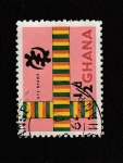 Stamps Ghana -  Banderas cruzadas