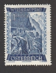 Stamps Austria -  Reconstrucción