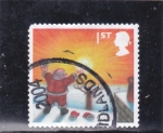 Stamps United Kingdom -  PAPA NöEL 