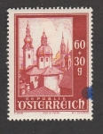 Stamps Austria -  Reconstrucción catedral Salzburgo