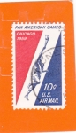 Stamps United States -  JUEGOS PANAMERICANOS