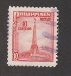 Sellos de Asia - Filipinas -  Monumeto