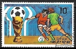 Stamps North Korea -  Argentina 78 - Mario Kempes