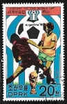 Stamps North Korea -  Argentina 78 - 