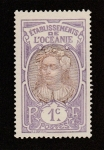 Stamps New Caledonia -  rostro femenino
