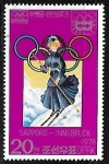 Stamps North Korea -  Juegos Olimpicos de Invierno - Esqui 