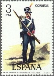 Stamps : Europe : Spain :  2352 - Uniformes militares - Zapador de Ingenieros de Gala 1825