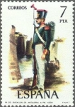 Stamps : Europe : Spain :  2353 - Uniformes militares - Artillería de a pie 1828