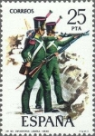 Sellos de Europa - Espaa -  2354 - Uniformes militares - Infantería ligera 1830