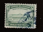 Stamps Ecuador -  Palacio del gobierno