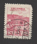 Stamps Colombia -  Sobreporte aéreo