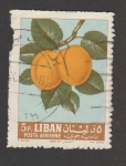 Stamps Lebanon -  Rama de albaricoquero