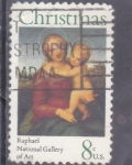 Stamps United States -  RAPHAEL-NATIONAL GALLERY OF ART 