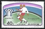 Stamps North Korea -  Argentina 78 - Fútbol