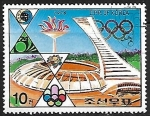 Sellos de Asia - Corea del norte -  Juegos Olimpicos - Emblemas