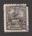 Stamps Venezuela -  Estatua a Simón Bolívar