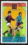 Stamps North Korea -  Historia de la Copa del mundo - Futbol 