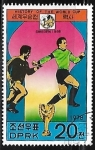 Stamps North Korea -  Historia de la Copa del mundo - Futbol