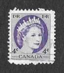 Sellos de America - Canad -  340 - Isabel II