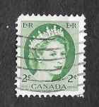 Stamps Canada -  338 - Isabel II