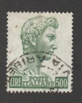 Stamps Italy -  rostro romano