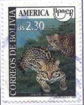 Stamps Bolivia -  America UPAEP - Fauna en vias de extincion