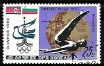 Stamps North Korea -  Juegos Olimpicos 1980 - Gimnasia