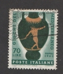 Stamps Italy -  Juegos del Mediterráneo