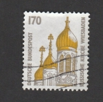 Stamps Germany -  Iglesia rusa en  Wiesbaden