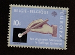 Stamps Belgium -  Sufragio universal