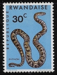 Sellos de Africa - Rwanda -  Python