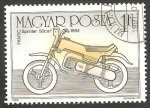 Sellos de Europa - Hungr�a -  3016 - Motocicleta Fantic Sprinter de 50 cm3.