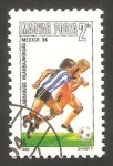 Sellos de Europa - Hungr�a -  3031 - Mundial de fútbol México 86