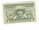 Stamps United States -  Primeras elecciones en Puerto Rico