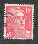 Stamps France -  614 - Centenario del Primer Sello Francés