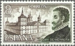 Sellos de Europa - Espa�a -  2117 - Personajes españoles - Juan Herrera (1530-1597) y Monasterio de San Lorenzo del Escorial