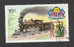 Stamps Liberia -  Trenes históricos,U.S.A