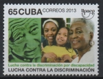 Stamps Cuba -  LUCHA  CONTRA  LA  DISCRIMINACIÓN.  LUCHA  CONTRA  LA  DISCRIMINACIÓN  POR  DISCAPACIDAD.