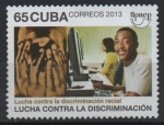 Sellos de America - Cuba -  LUCHA  CONTRA  LA  DISCRIMINACIÓN.  LUCHA  CONTRA  LA  DISCRIMINACIÓN  RACIAL.