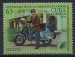 Stamps Cuba -  260th  ANIVERSARIO  DE  LA  CREACIÓN  DEL  PRIMER  SERVICIO  OFICIAL.  