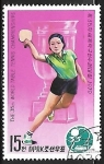 Stamps North Korea -  Campeonato de tenis de mesa - Ping pong