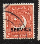 Stamps : Asia : Pakistan :  Estrella y Media Luna