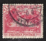 Stamps : Asia : Pakistan :  Séptimo año de la independencia, mezquita de Badshahi Masjid