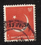 Stamps Pakistan -  Luna creciente y estrella