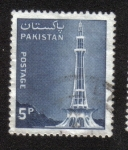 Stamps : Asia : Pakistan :  Minar-e-Pakistan