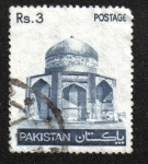 Stamps Pakistan -  Mausoleo de Ibrahim Khan Makli Thatta