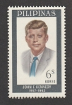 Sellos de Asia - Filipinas -  Presidente John Kennedy