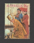 Stamps Australia -  Reyes magos