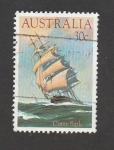 Stamps Australia -  Velero Cutty Sark